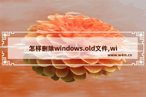 怎样删除windows.old文件,win10windows old文件夹可以删除吗