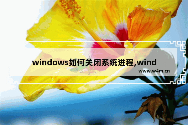 windows如何关闭系统进程,windows10关闭进程