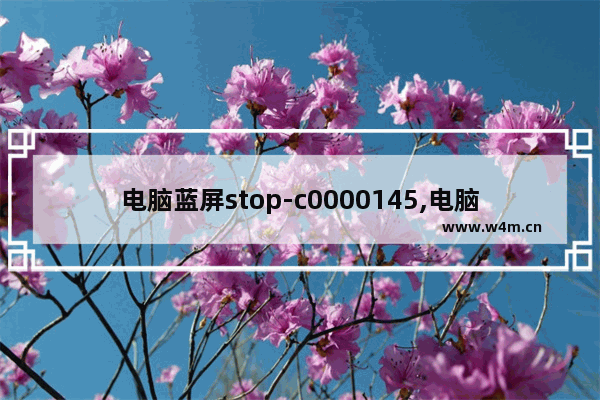 电脑蓝屏stop-c0000145,电脑蓝屏stop-c0000139