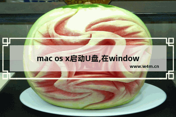 mac os x启动U盘,在windows下制作mac os x的启动安装U盘