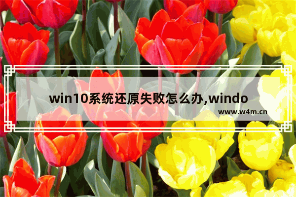 win10系统还原失败怎么办,windows10系统崩溃恢复