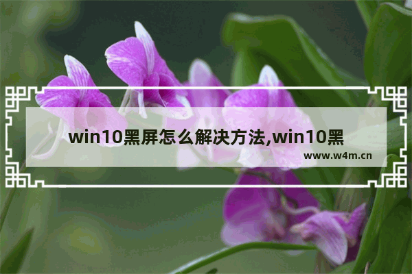 win10黑屏怎么解决方法,win10黑屏的原因