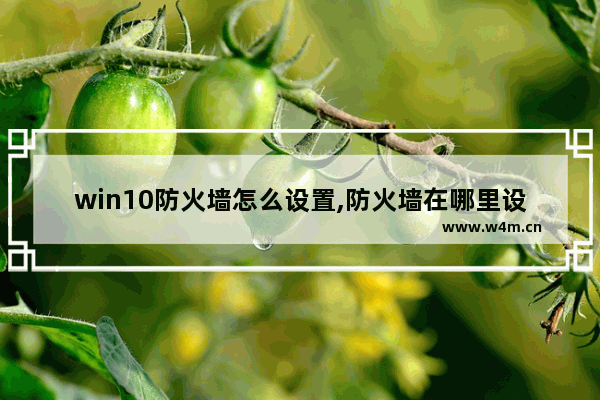 win10防火墙怎么设置,防火墙在哪里设置win10