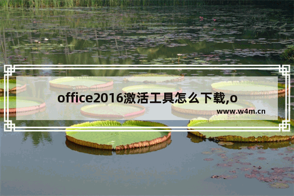 office2016激活工具怎么下载,office2016官方下载免费完整版(含永久激活工具)