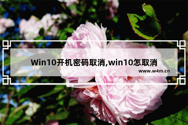 Win10开机密码取消,win10怎取消开机密码