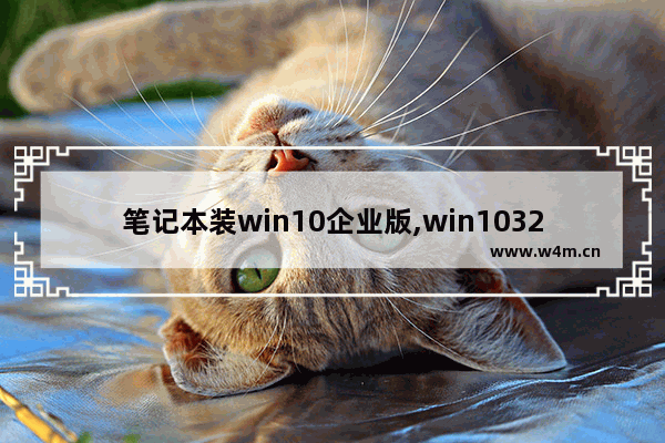 笔记本装win10企业版,win1032位企业版