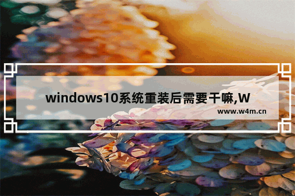 windows10系统重装后需要干嘛,Windows10重装系统后做什么