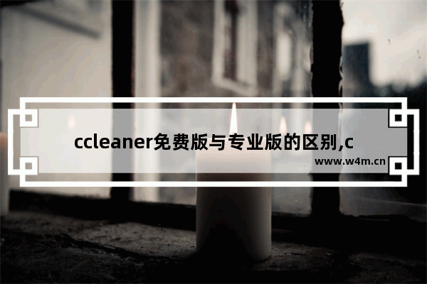 ccleaner免费版与专业版的区别,ccleaner免费版好用吗