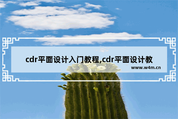 cdr平面设计入门教程,cdr平面设计教程