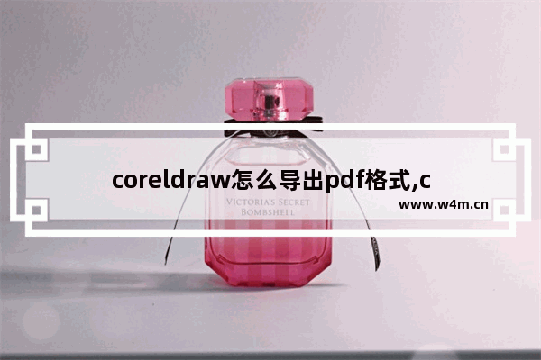 coreldraw怎么导出pdf格式,coreldraw怎么存成PDF