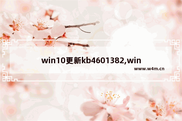 win10更新kb4601382,win10更新kb4592449_1