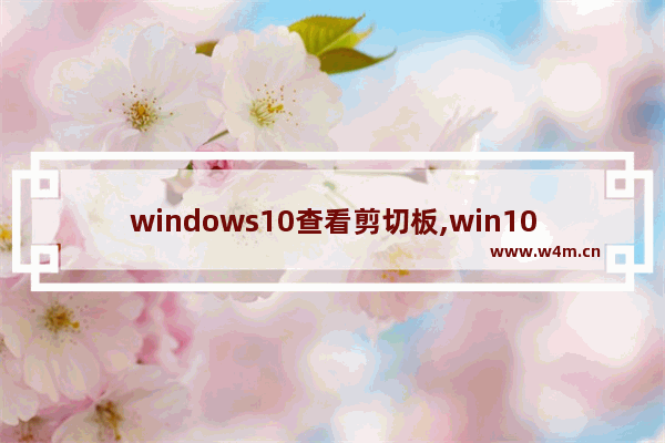 windows10查看剪切板,win10怎么打开剪切板查看器