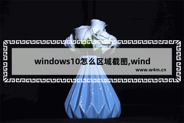 windows10怎么区域截图,windows10截图