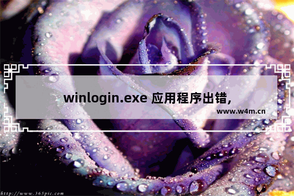 winlogin.exe 应用程序出错,电脑开机显示winlogon.exe应用程序错误