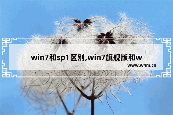 win7和sp1区别,win7旗舰版和win7旗舰版sp1的区别