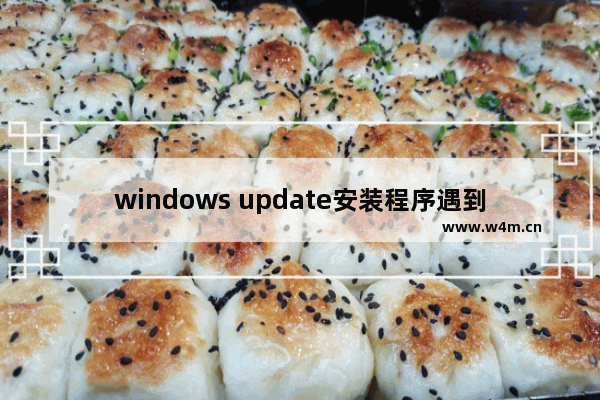 windows update安装程序遇到错误,Windows Update疑难解答