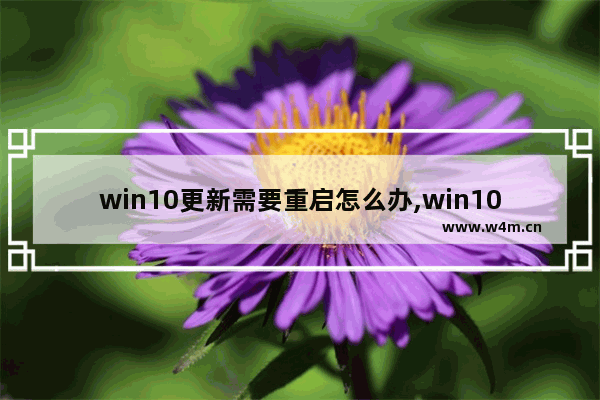 win10更新需要重启怎么办,win10开机更新失败