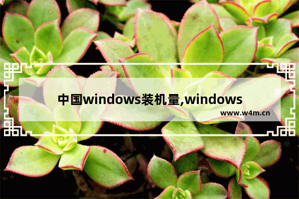 中国windows装机量,windows最新系统是10吗