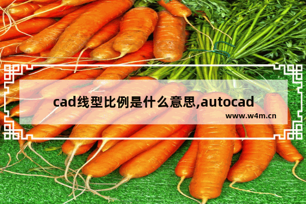 cad线型比例是什么意思,autocad2014线型比例设置