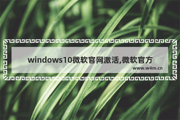 windows10微软官网激活,微软官方下载的win10怎么安装