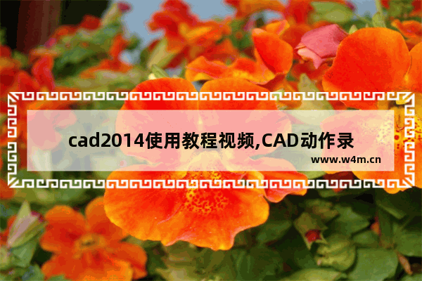 cad2014使用教程视频,CAD动作录制器