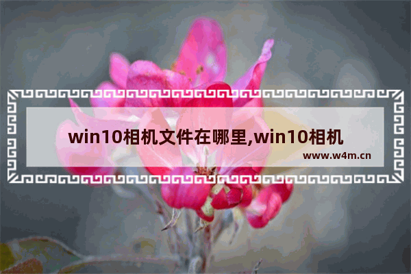 win10相机文件在哪里,win10相机保存路径