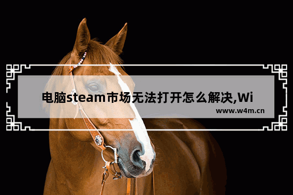 电脑steam市场无法打开怎么解决,Windows10打不开steam