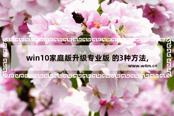 win10家庭版升级专业版 的3种方法,win10专业版怎么升级家庭版