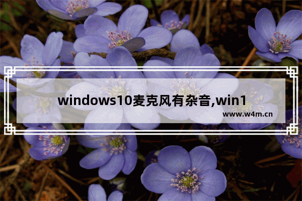 windows10麦克风有杂音,win10联想麦克风有杂音滋滋怎么解决