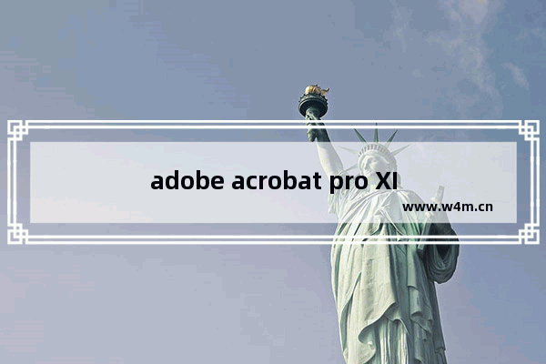 adobe acrobat pro XI,