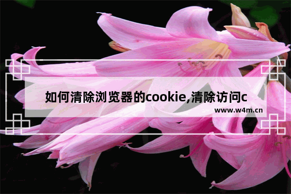 如何清除浏览器的cookie,清除访问cookies是什么