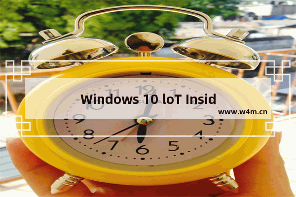 Windows 10 loT Inside Preview,windows11 insider preview 10.0