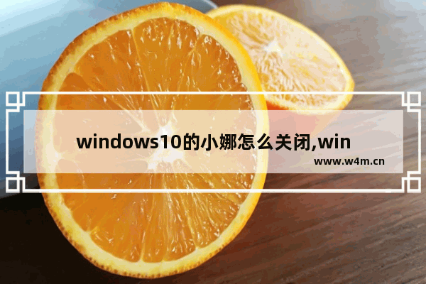 windows10的小娜怎么关闭,win10怎样关闭小娜