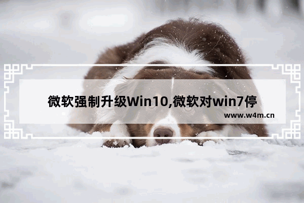 微软强制升级Win10,微软对win7停止更新