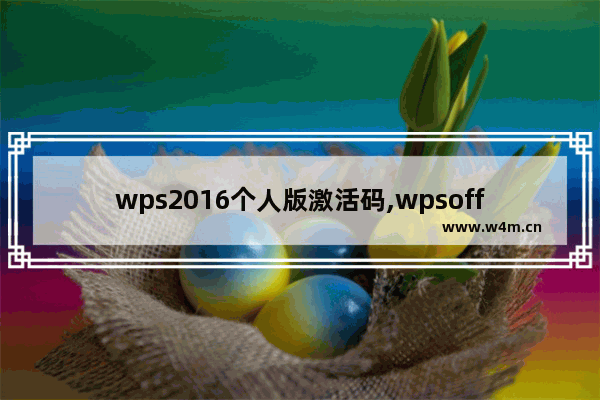 wps2016个人版激活码,wpsoffice个人版用激活码