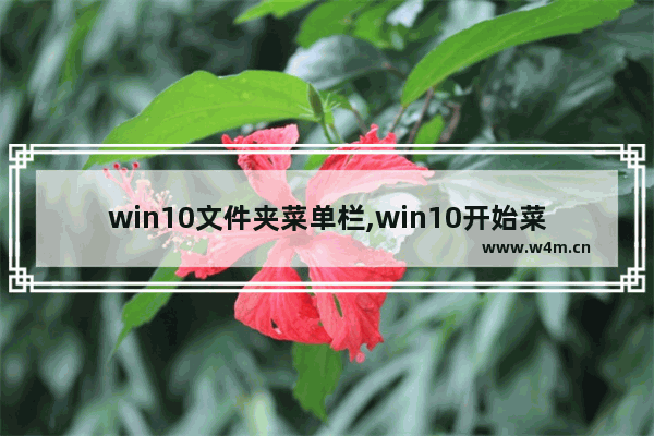 win10文件夹菜单栏,win10开始菜单固定文件夹