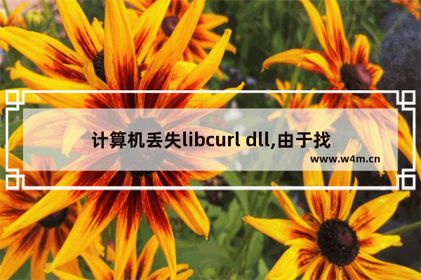 计算机丢失libcurl dll,由于找不到libcurl.dll