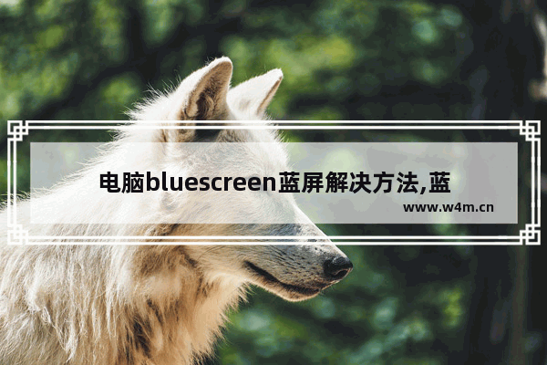 电脑bluescreen蓝屏解决方法,蓝屏 bluescreen