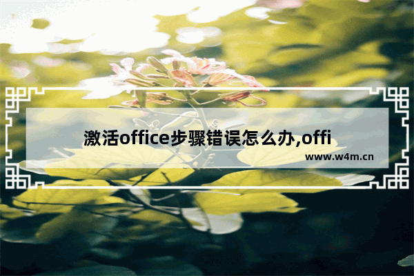 激活office步骤错误怎么办,office2010用激活工具激活失败怎么办