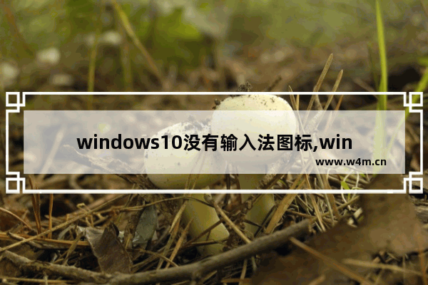 windows10没有输入法图标,windows10输入法图标不见了