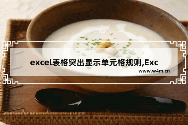 excel表格突出显示单元格规则,Excel突出显示单元格