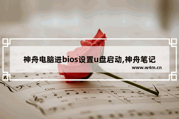 神舟电脑进bios设置u盘启动,神舟笔记本bios设置u盘启动项