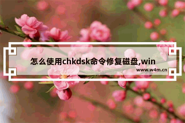 怎么使用chkdsk命令修复磁盘,win10chkdsk怎么修复c盘