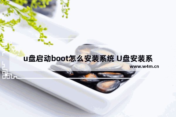 u盘启动boot怎么安装系统 U盘安装系统的方法介绍