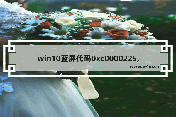 win10蓝屏代码0xc0000225,win10蓝屏0xc0000221怎么办