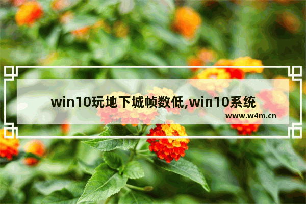 win10玩地下城帧数低,win10系统玩dnf掉帧