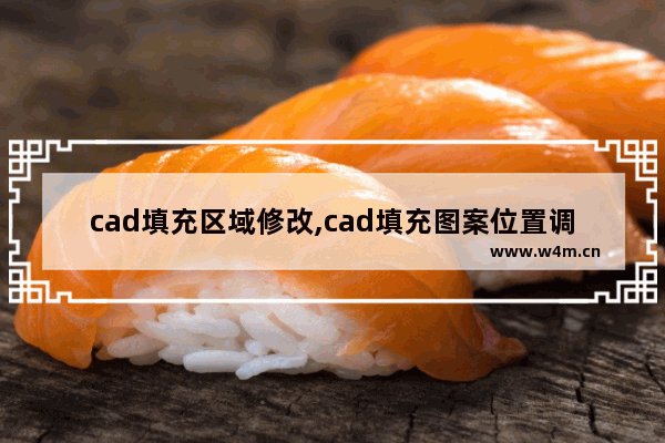 cad填充区域修改,cad填充图案位置调整