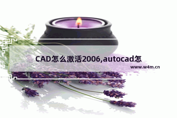 CAD怎么激活2006,autocad怎么激活2007