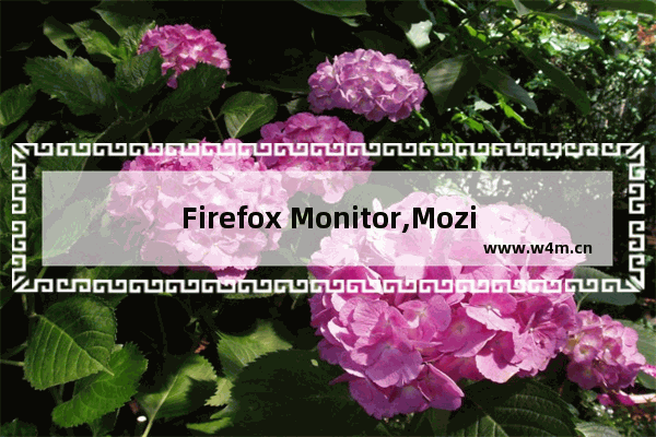 Firefox Monitor,Mozilla,firefox隐私模式