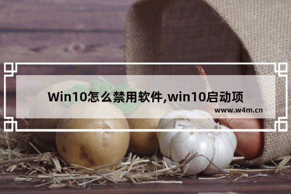 Win10怎么禁用软件,win10启动项哪些不可以禁用